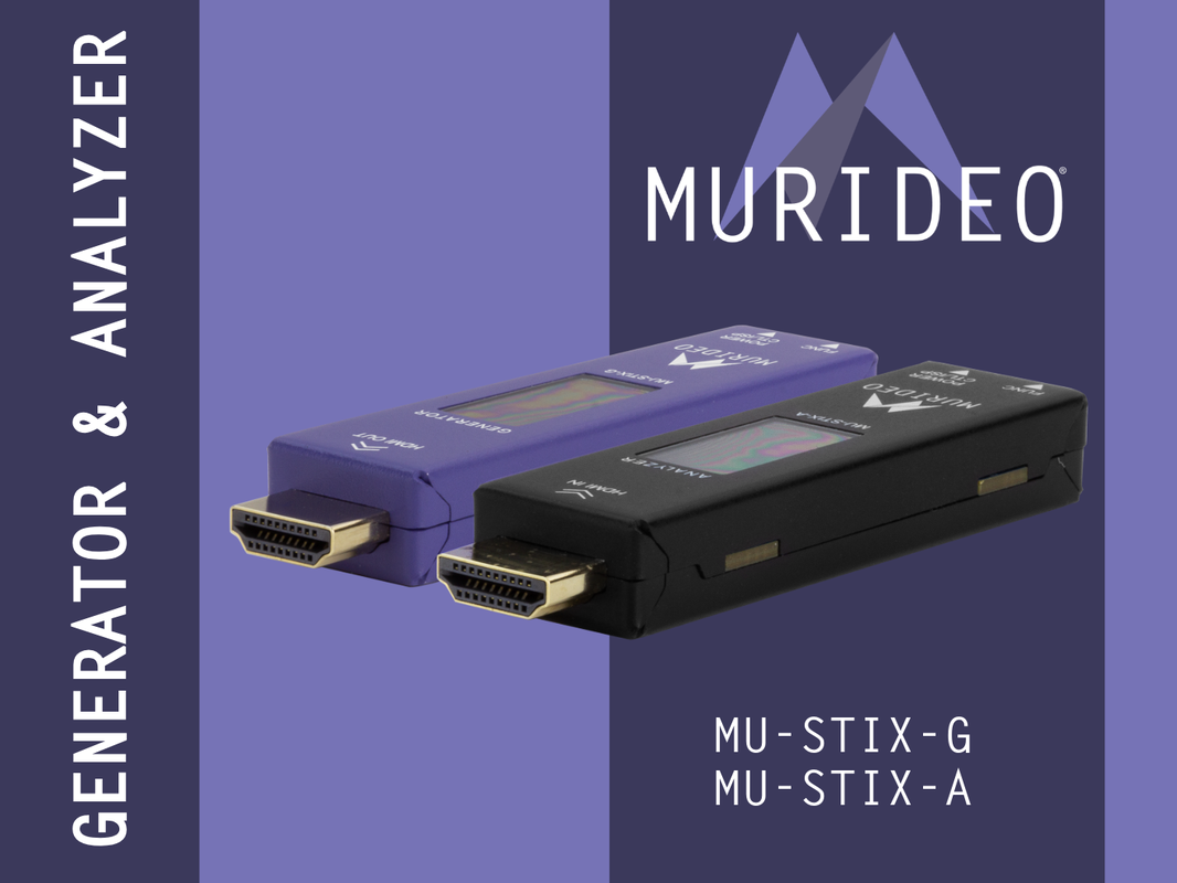Murideo Introduces the Groundbreaking STIX 8K HDMI Generator and Analyzer