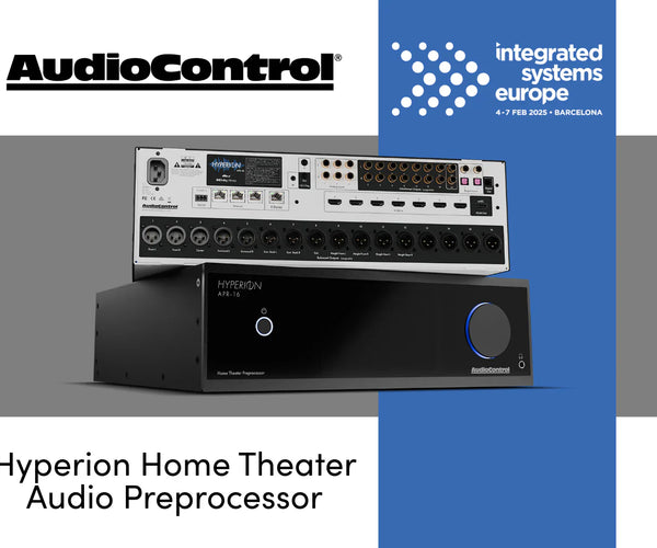 Audio Preprocessor Icon ISE 2025: Hyperion APR-16 Home Theater Audio Preprocessor with 16-Chan ...