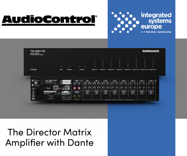 ISE 2025: Director M6800D 16-Channel DSP Amplifier With Dante Connecti ...