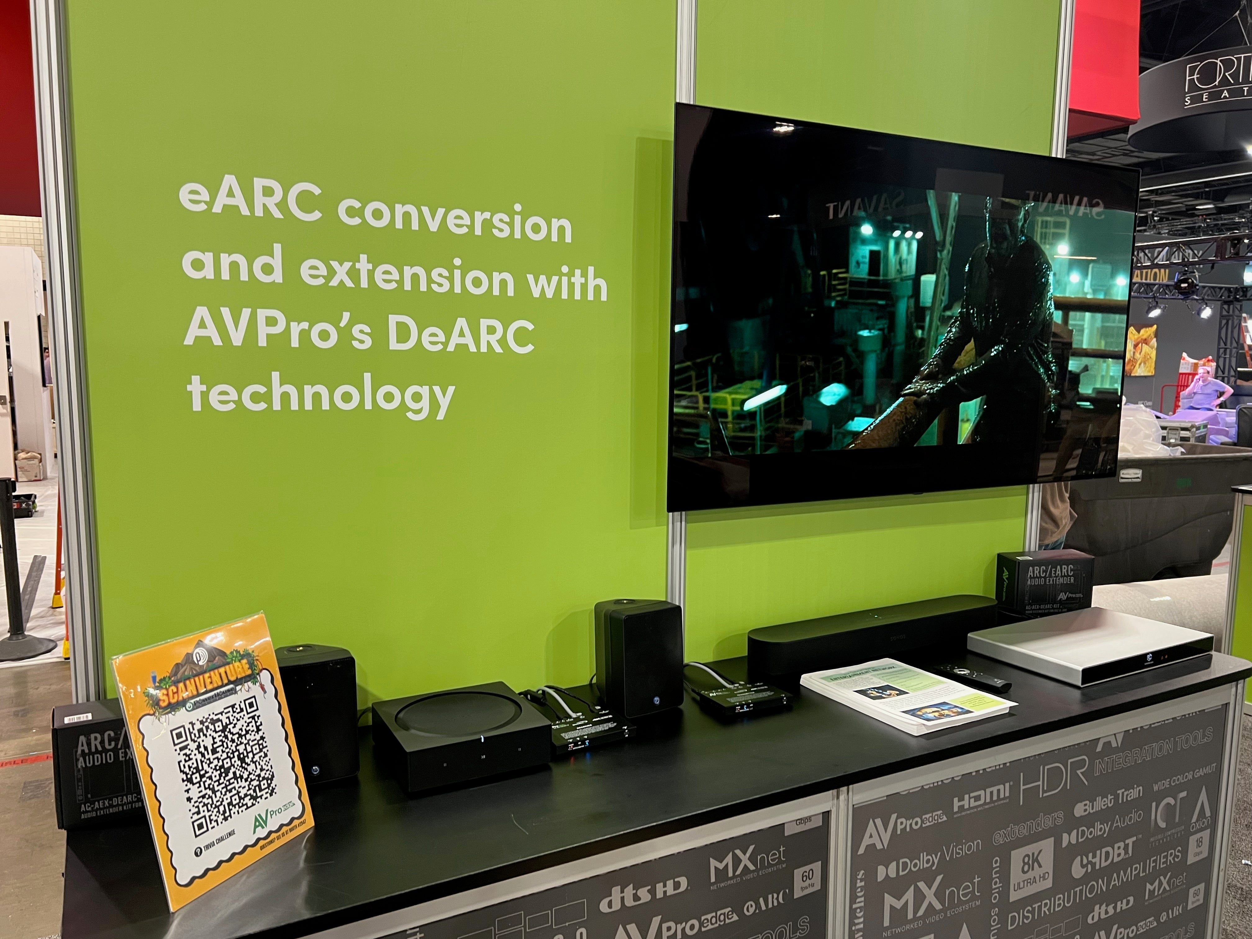 HDMI eARC Audio Extender Demo Surprisingly Versatile @ CEDIA 2023