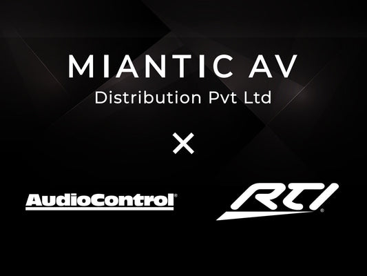 AudioControl Pro Appoints Miantic AV as Distributor in India