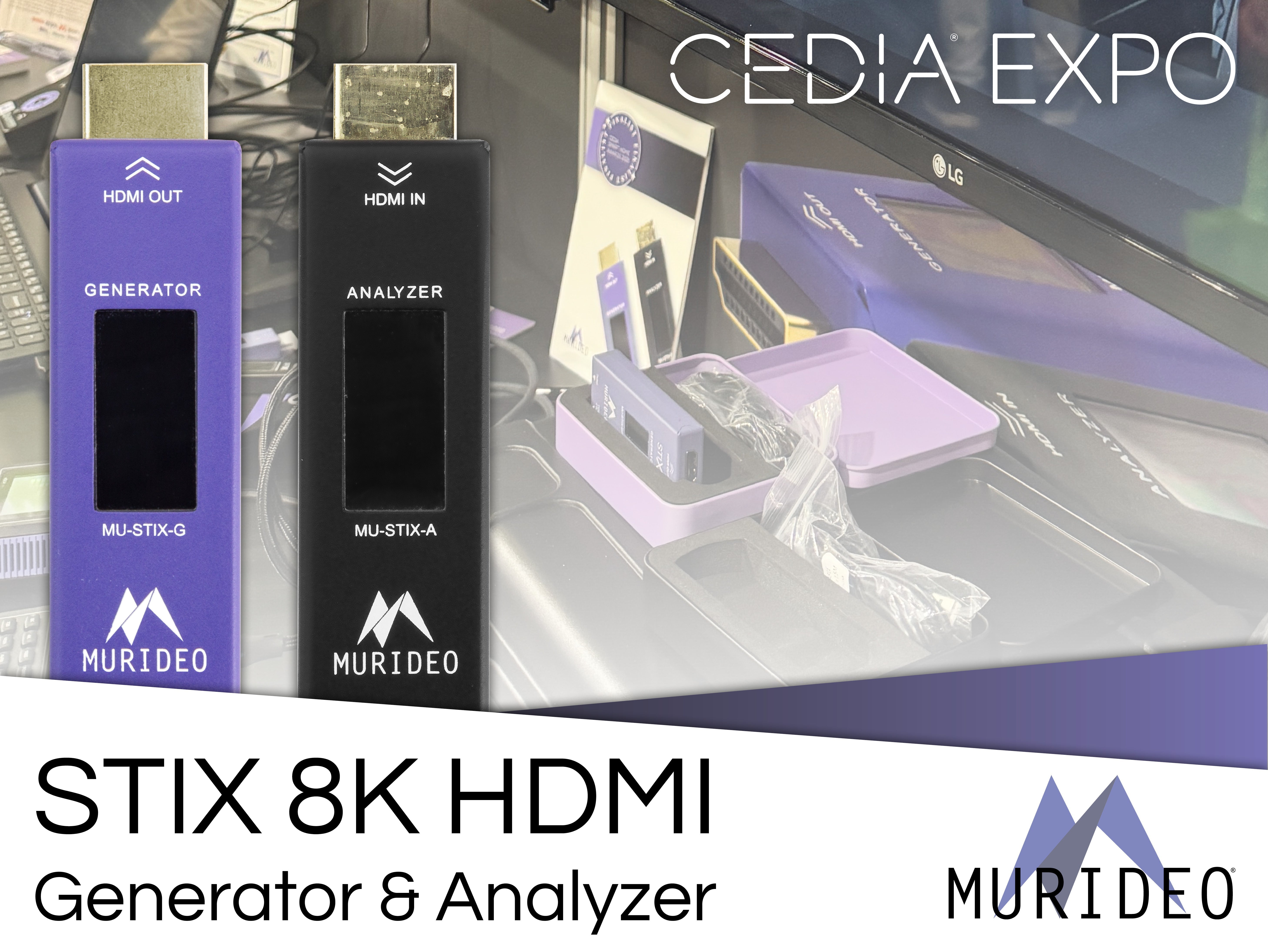 Murideo STIX HDMI Tester at CEDIA 2025