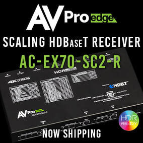 AVPRO EDGE INTRODUCES UNIQUE 70 METER RECEIVER WITH SCALING CAPABILITIES