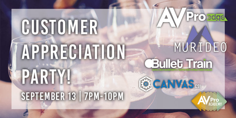AVPRO CEDIA CUSTOMER APPRECIATION PARTY
