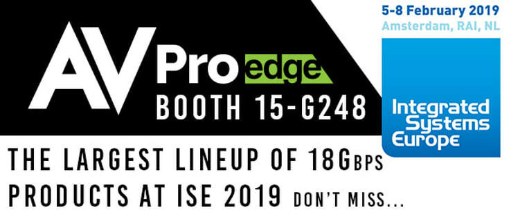 THE COUNTDOWN TO ISE IS ON, DON'T MISS AVPRO IN 15-G248