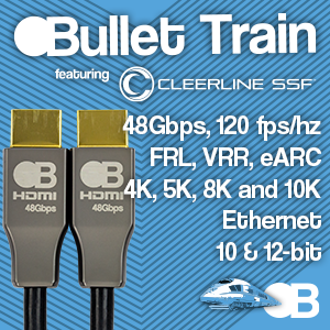 BULLET TRAIN 48GBPS AOC CABLES