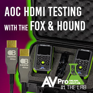 BULLET TRAIN AOC CABLE HDMI TESTING