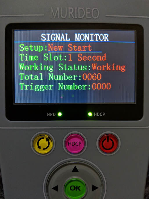 Signal Monitor test and testing fiber based and hybrid HDMI cables