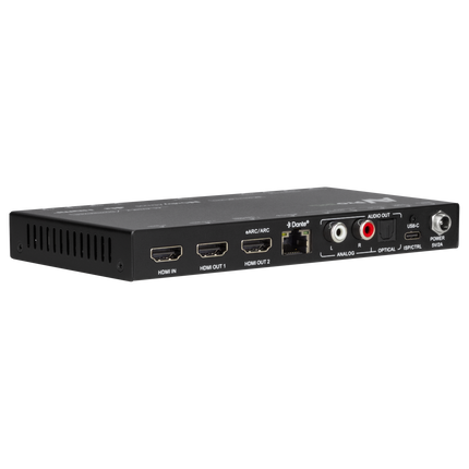 48 Gbps Audio Down-mixer with Dante & Video Downscaling