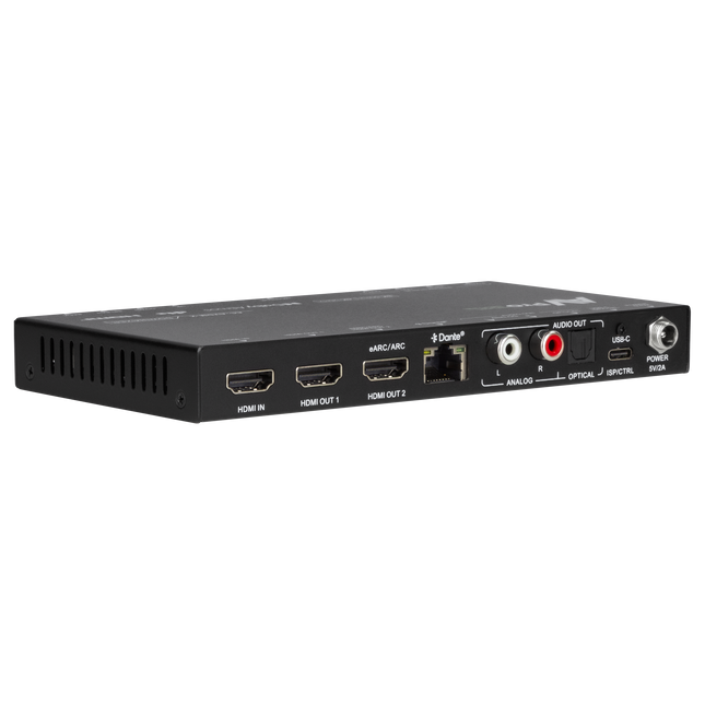 48 Gbps Audio Down-mixer with Dante & Video Downscaling