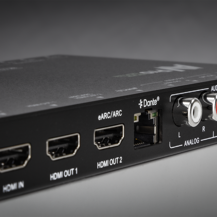 48 Gbps Audio Down-mixer with Dante & Video Downscaling