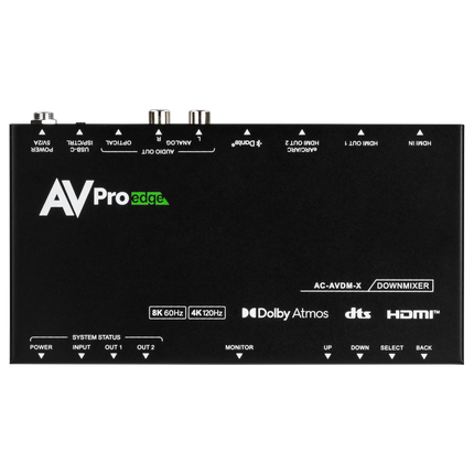 48 Gbps Audio Down-mixer with Dante & Video Downscaling