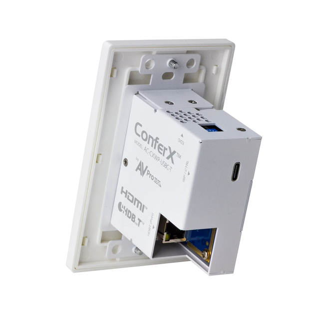 USB-C/HDMI Wall Plate Transmitter via HDBaseT