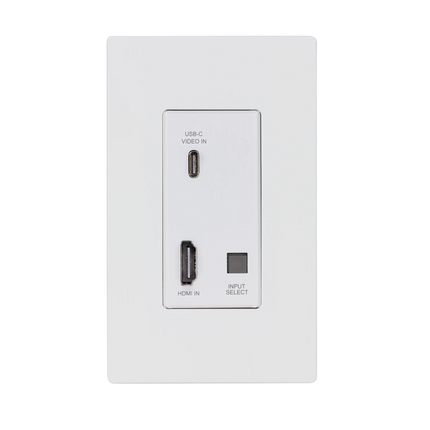 USB-C/HDMI Wall Plate Transmitter via HDBaseT