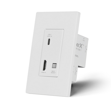 USB-C/HDMI Wall Plate Transmitter via HDBaseT
