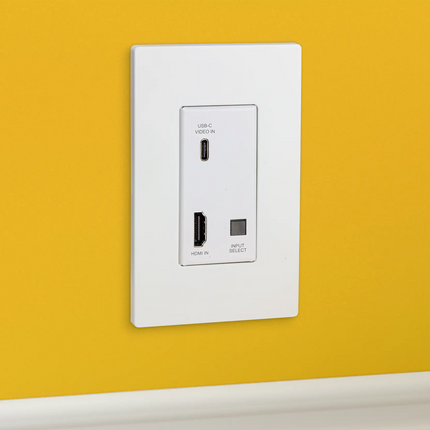 USB-C/HDMI Wall Plate Transmitter via HDBaseT