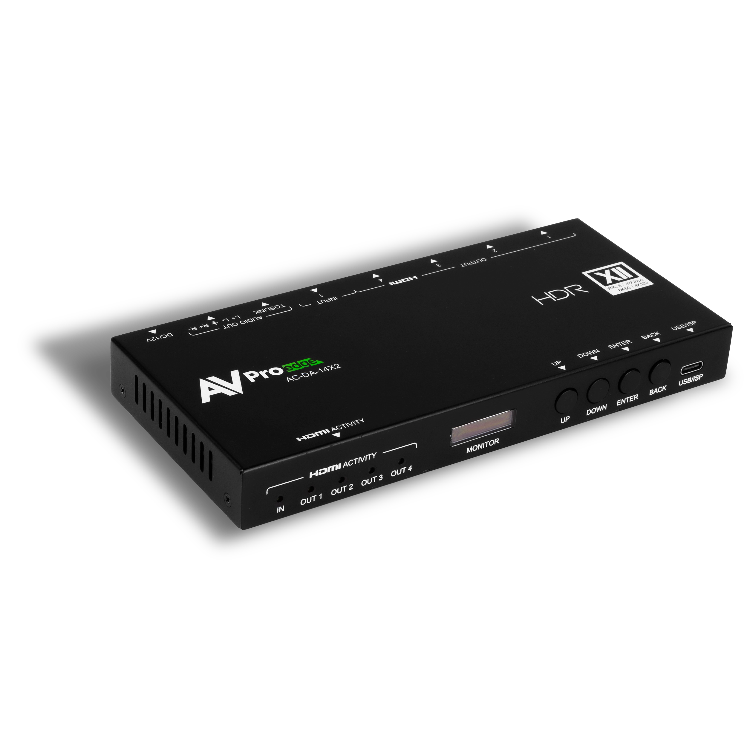 48Gbps 1x4 HDMI Distribution Amplifier – AVPro Global 48Gbps 1x4 HDMI Distribution Amplifier – AVPro Global