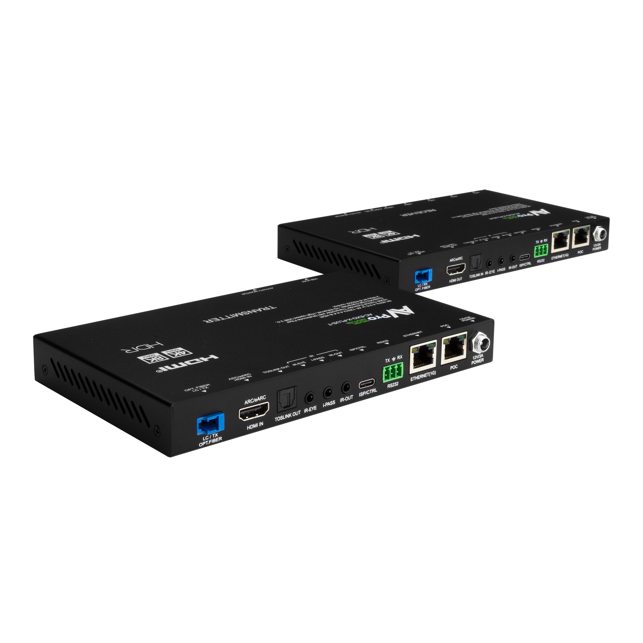 48 Gbps 8K Fiber Optic Extender Kit with Ethernet – AVPro Global