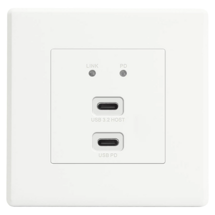 100M USB 3.2 Gen 1 Wall Plate Extender Kit (International)