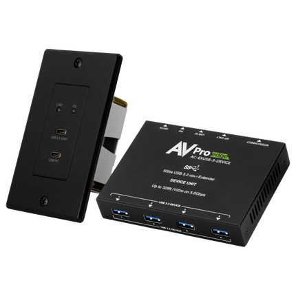 100M USB 3.2 Gen 1 Wall Plate Extender Kit