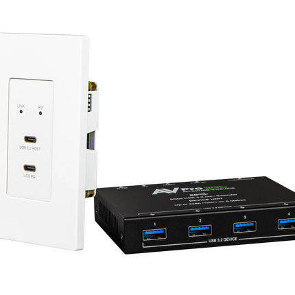 100M USB 3.2 Gen 1 Wall Plate Extender Kit