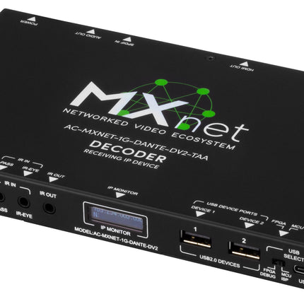 TAA - MXnet 1G Evolution II Decoder with Dante – AVPro Global