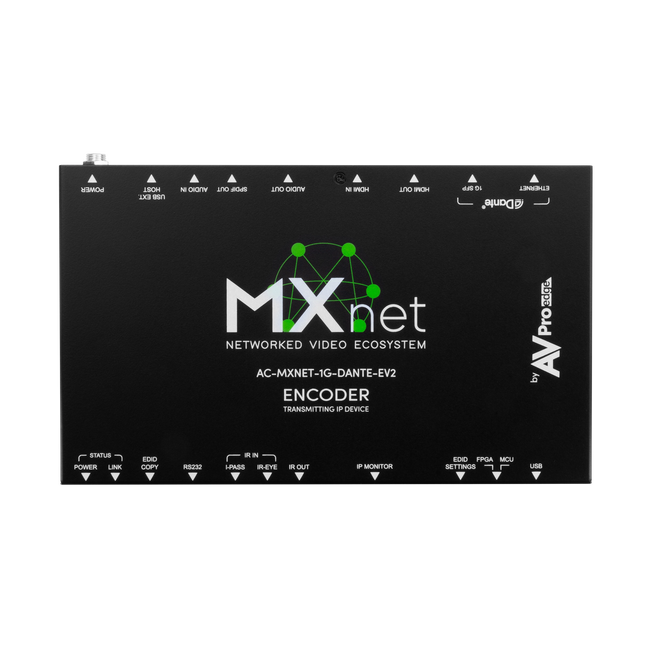 MXnet 1G Evolution II Encoder with Dante – AVPro Global