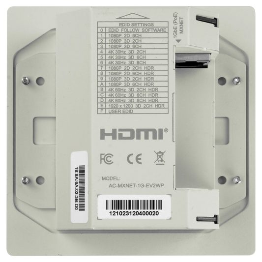 MXnet 1G Evolution II Wall Plate Encoder