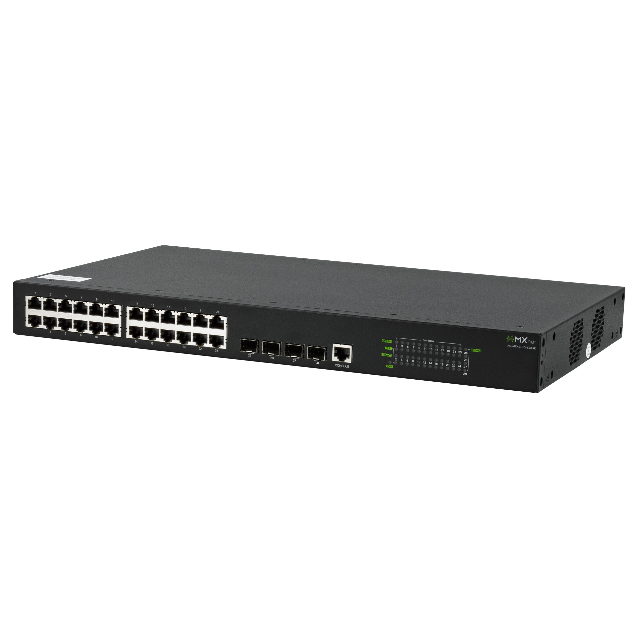 MXnet E-Series 24 Port Network Switch AVPro Global MXnet E-Series 24 Port Network Switch AVPro Global
