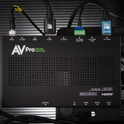 48Gbps 8K60/4K120 HDMI 2.1 Scaler, EDID Manager & Audio De-embedder