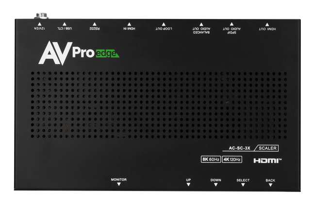 48Gbps 8K60/4K120 HDMI 2.1 Scaler, EDID Manager & Audio De-embedder