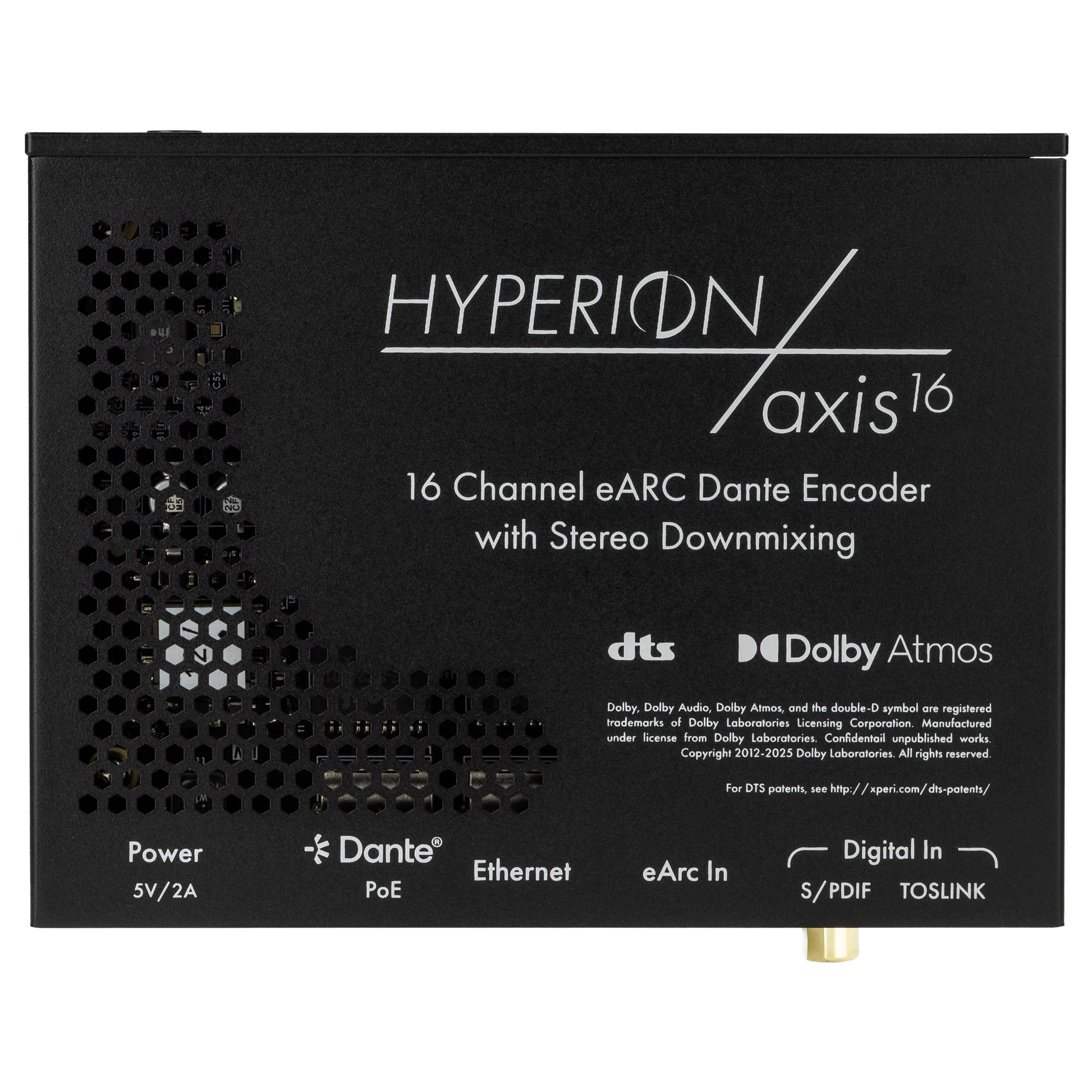 Hyperion Axis16 16-Channel eARC AoIP Processor