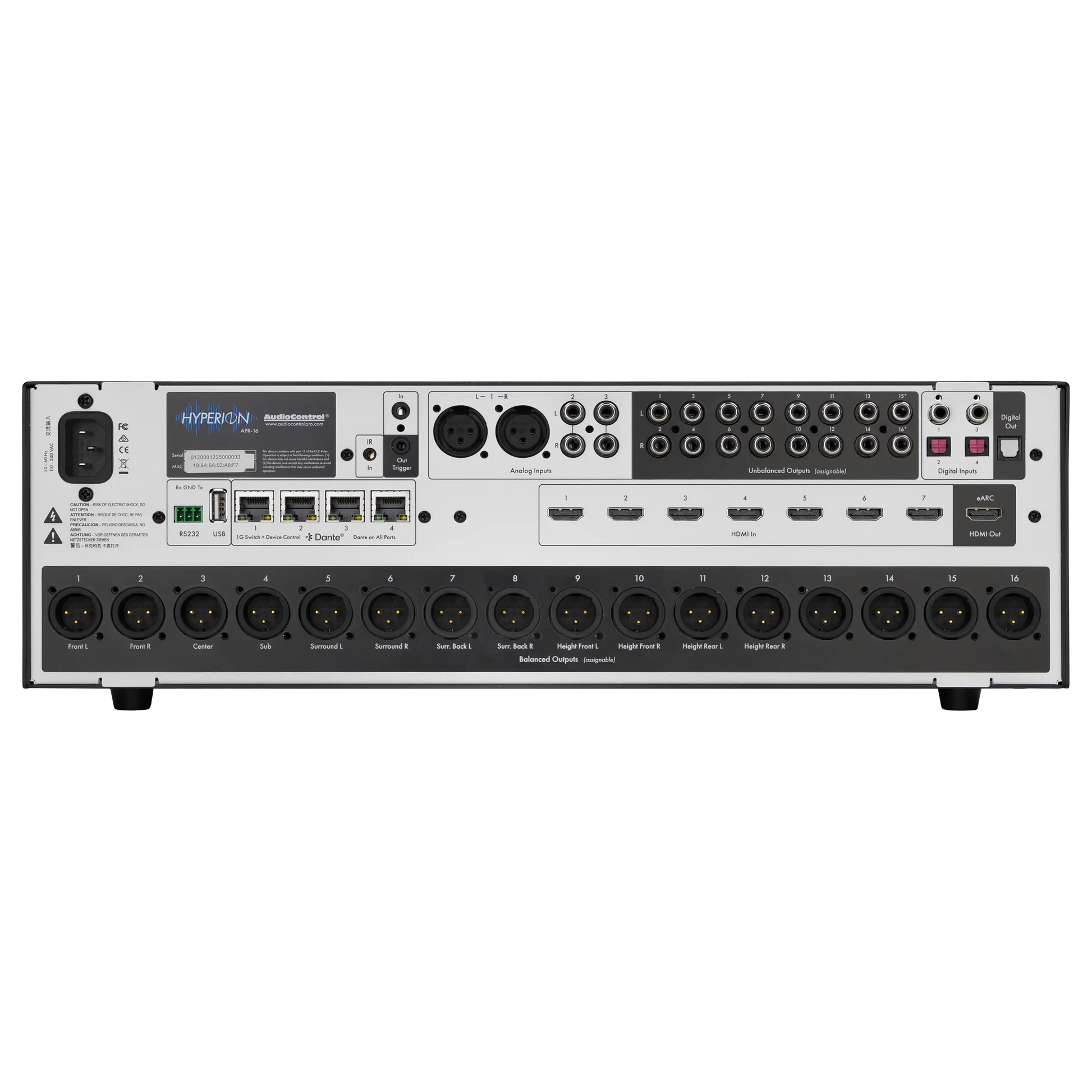 Hyperion APR-16 Immersive Sound Pre-Amp Processor