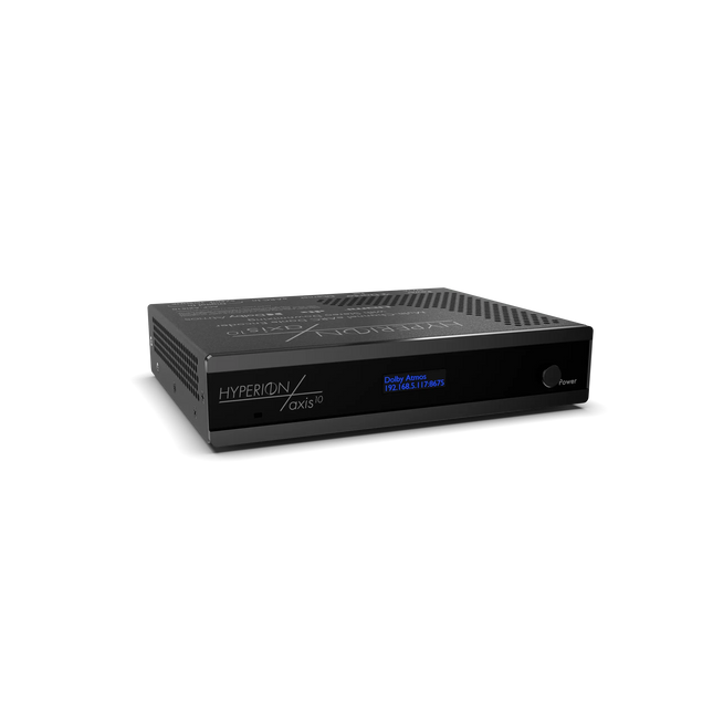 Hyperion Axis10 10-Channel eARC Multi-Channel AoIP Processor