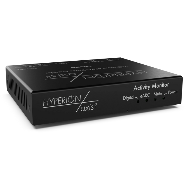 Hyperion Axis2 2-Channel eARC AoIP Processor