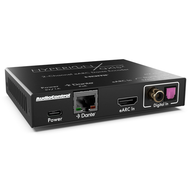 Hyperion Axis2 2-Channel eARC AoIP Processor