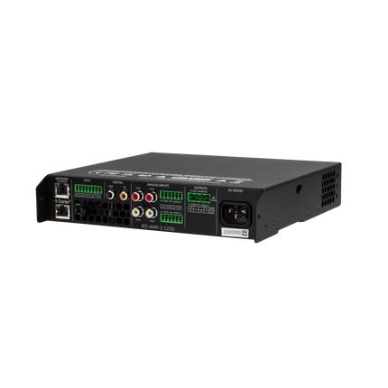 RTI-AMP-2-125D - 2 Channel 125W 8Ω, 1 Channel 70/100V 250W DSP Matrix Amplifier with Dante