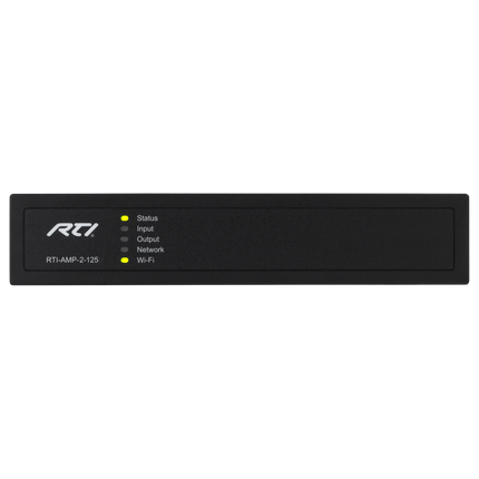RTI-AMP-2-125 - 2 Channel 125W 8Ω, 1 Channel 70/100V 250W DSP Matrix Amplifier