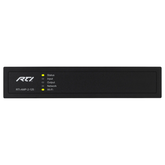 RTI-AMP-2-125 - 2 Channel 125W 8Ω, 1 Channel 70/100V 250W DSP Matrix Amplifier