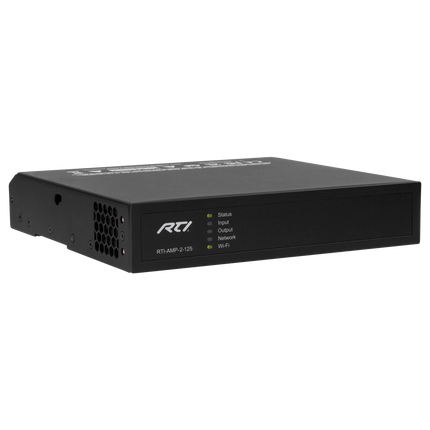 RTI-AMP-2-125 - 2 Channel 125W 8Ω, 1 Channel 70/100V 250W DSP Matrix Amplifier