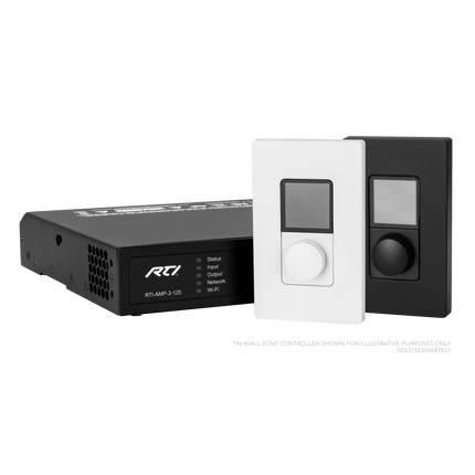 RTI-AMP-2-125 - 2 Channel 125W 8Ω, 1 Channel 70/100V 250W DSP Matrix Amplifier