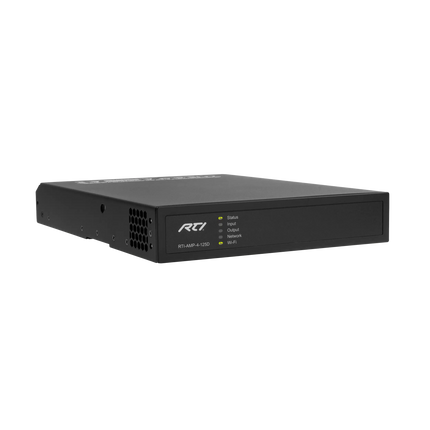 RTI-AMP-4-125D - 4 Channel 125W 8Ω, 2 Channel 70/100V 250W DSP Matrix Amplifier with Dante