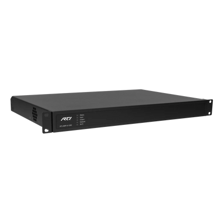 RTI-AMP-8-125D - 8 Channel 125W 8Ω, 4 Channel 70/100V 250W DSP Matrix Amplifier with Dante