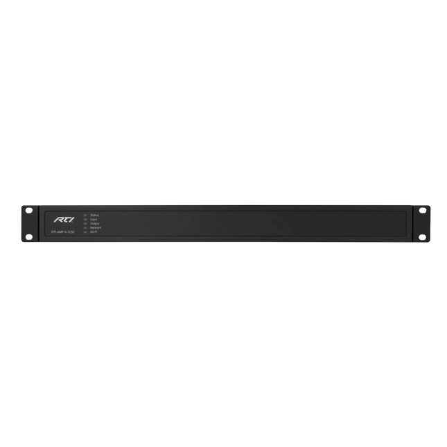 RTI-AMP-8-125D - 8 Channel 125W 8Ω, 4 Channel 70/100V 250W DSP Matrix Amplifier with Dante
