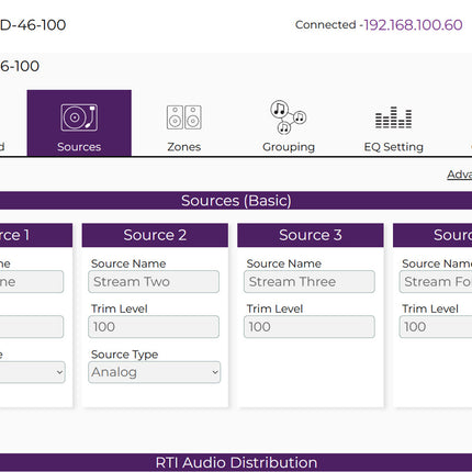 AD-1616 - Audio Distribution 16x16 DSP Matrix