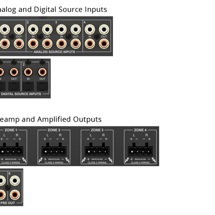 AD-46-100 - 4x6 DSP Matrix Amplifier - 100W