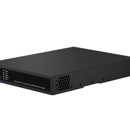 AMP-4-125 - 4 Channel 125W 8Ω, 2 Channel 70/100V 250W DSP Matrix Amplifier