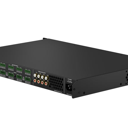 AMP-8-125 - 8 Channel 125W 8Ω, 4 Channel 70/100V 250W DSP Matrix Amplifier