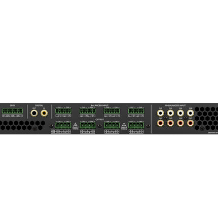 AMP-8-125 - 8 Channel 125W 8Ω, 4 Channel 70/100V 250W DSP Matrix Amplifier