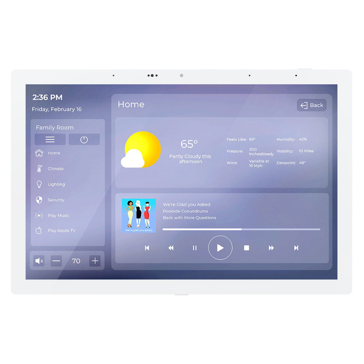 IST-10 Intelligent Surface Touchpanel